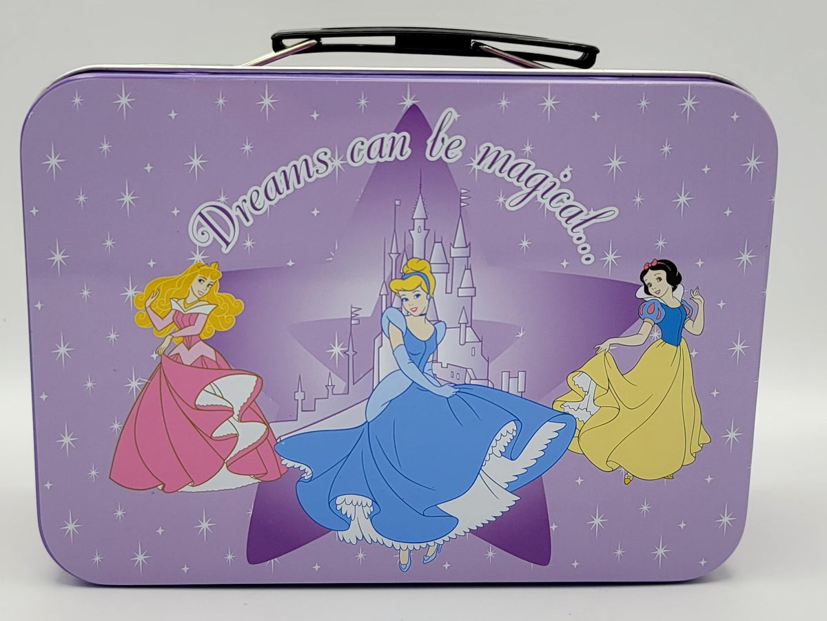 Disney Princess Magical Dreams Purple Metal Lunch Box