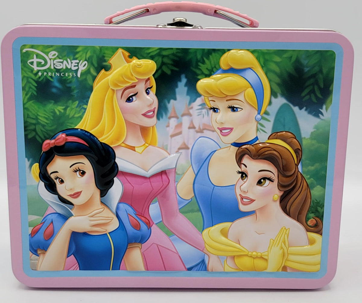 Disney Princess Enchanted Forest Square Metal Lunch Box
