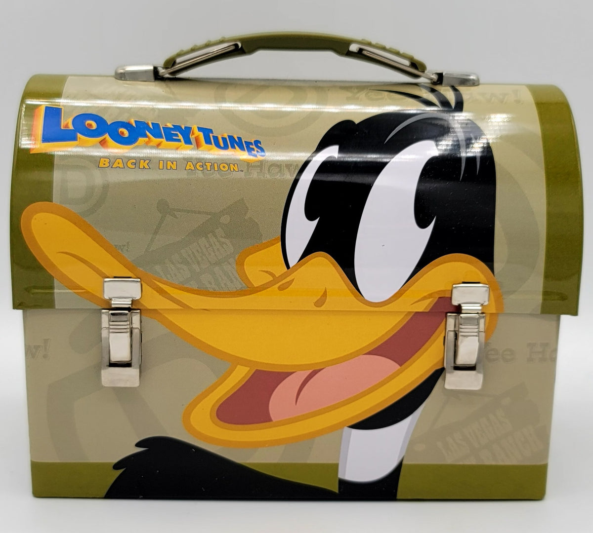 Looney Tunes Back in Action Daffy Dome Metal Lunch Box