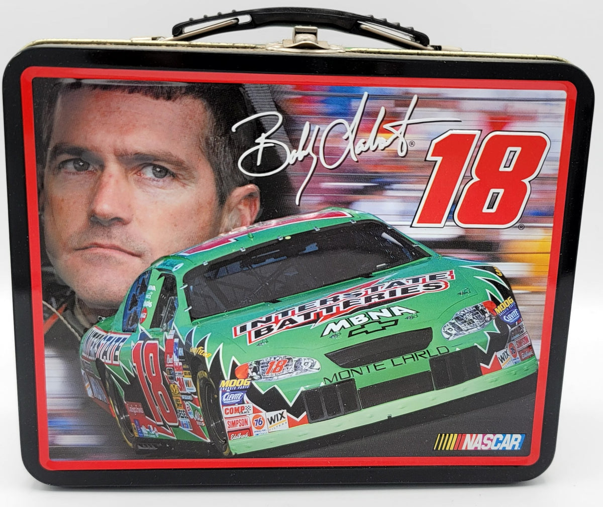 Bobby Labonte #18 Interstate Batteries Metal Lunch Box