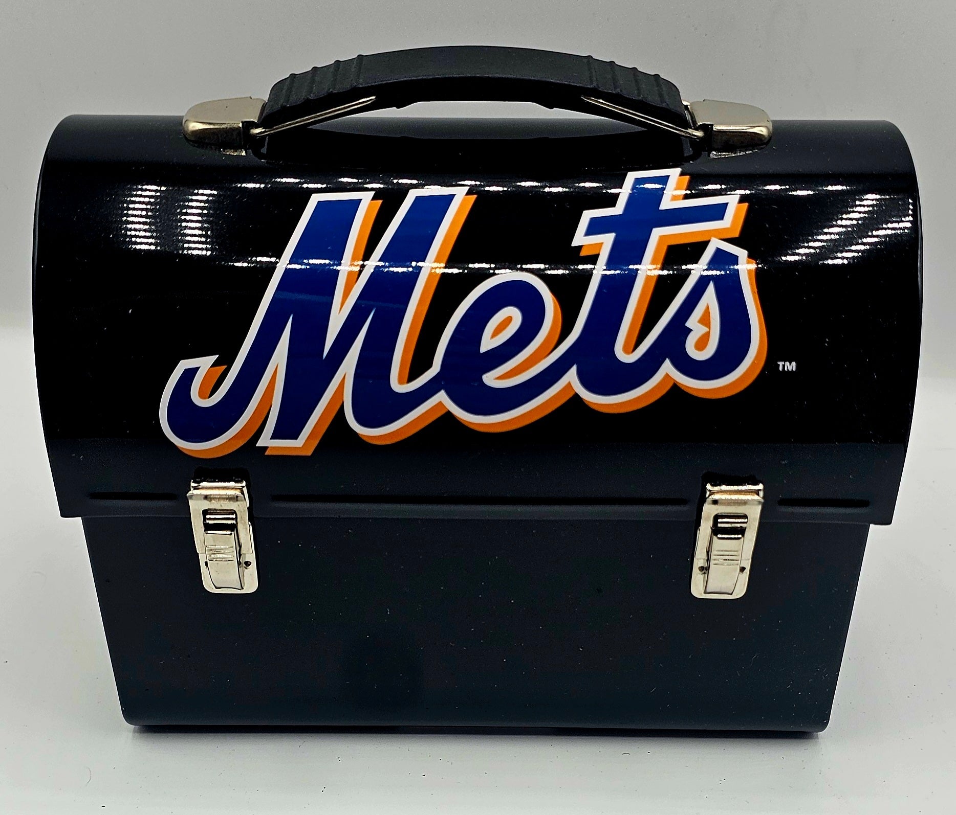 New York Mets dome lunch box, MLB baseball team collectible