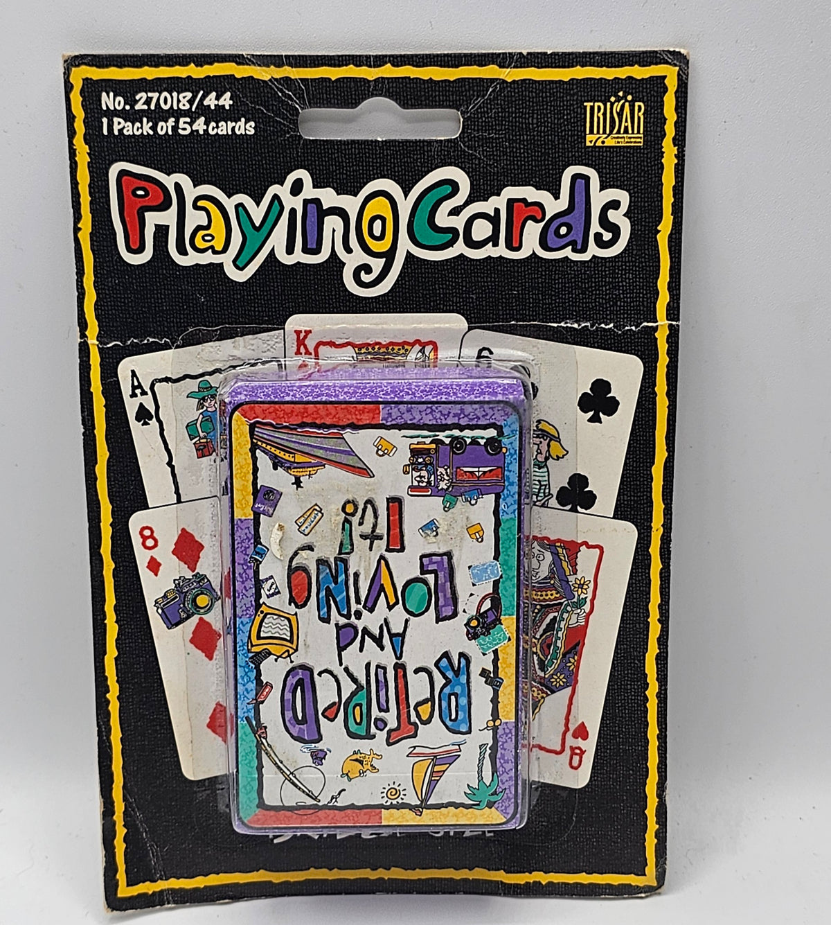 Retired & Loving It Playing Cards, Factory Sealed Trisar Retirement Gift Deck 1990s, additional view