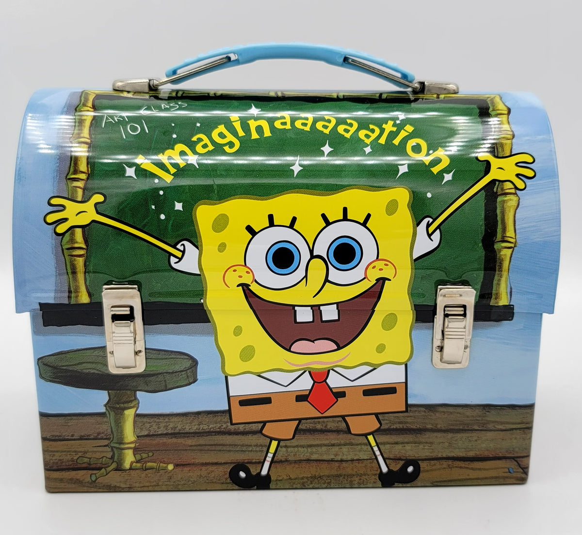 SpongeBob Imagination Art Class Dome Metal Lunch Box