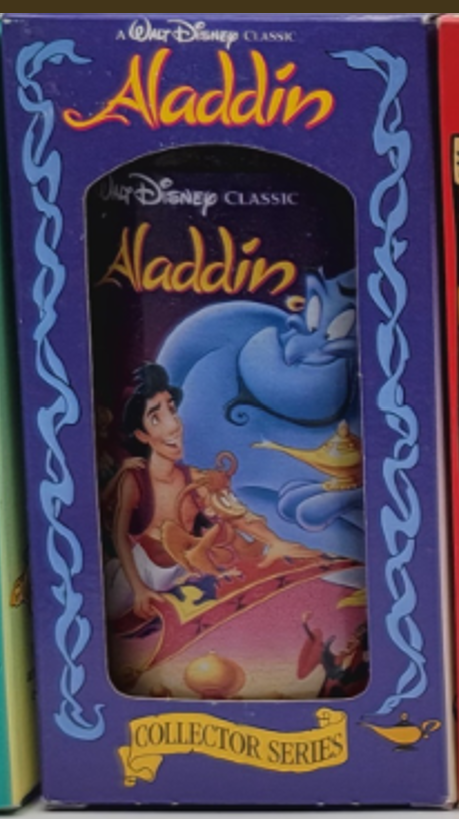 Aladdin Walt Disney Classic Burger King Plastic Collector Cup 1994, front view