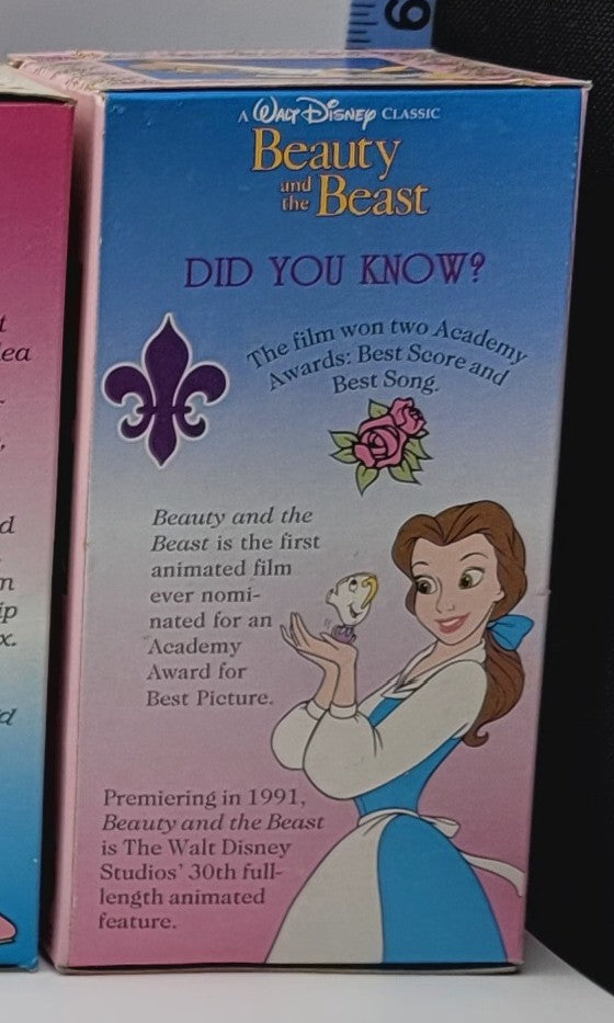 Beauty and the Beast Walt Disney Classic Burger King Plastic Collector Cup 1994, additional view