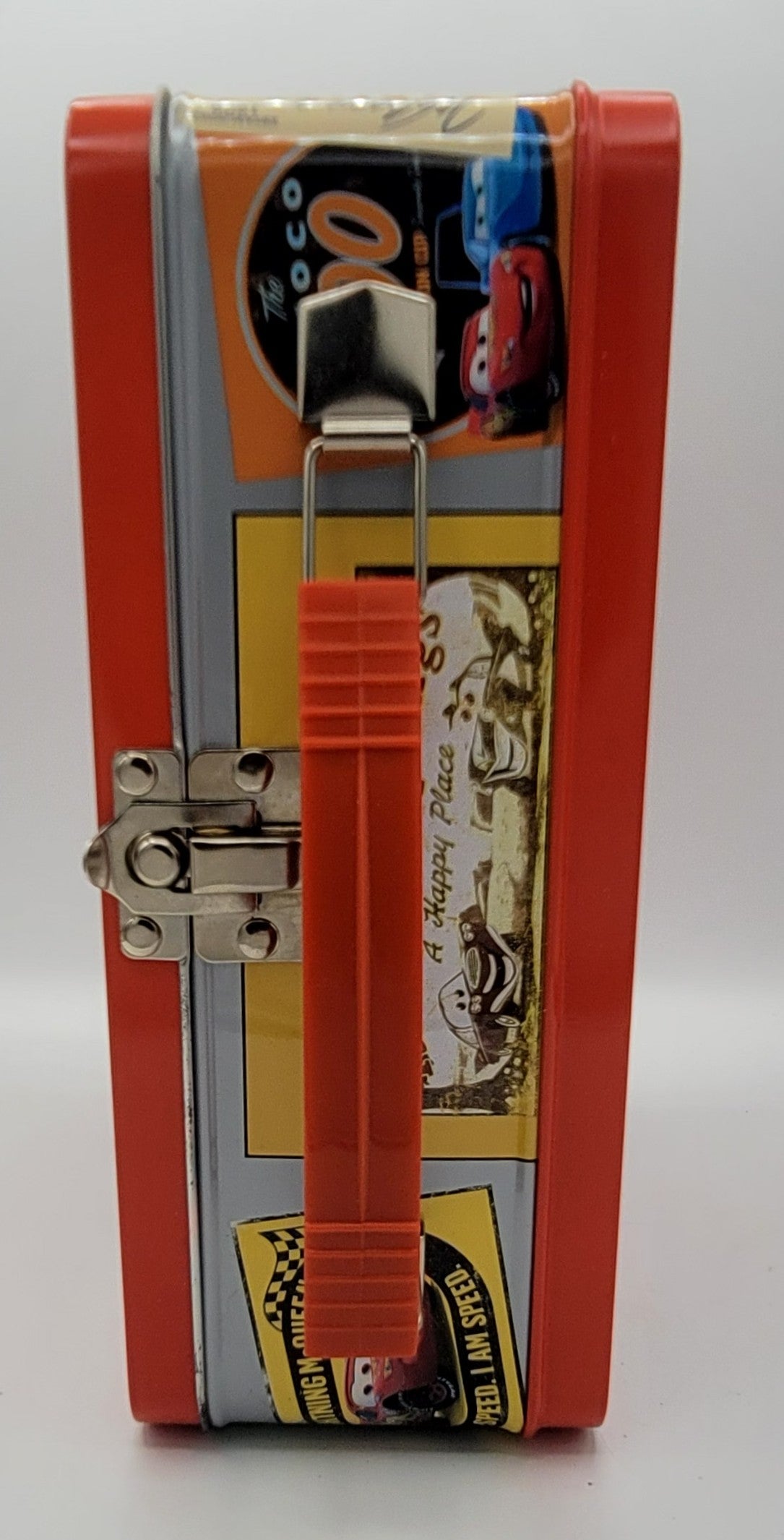 Disney Pixar Cars Piston Cup Radiator Springs Square Metal Lunch Box
