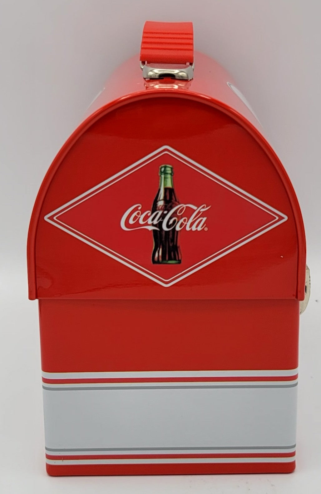 Coca-Cola Four Glass Bottles Dome Metal Lunch Box
