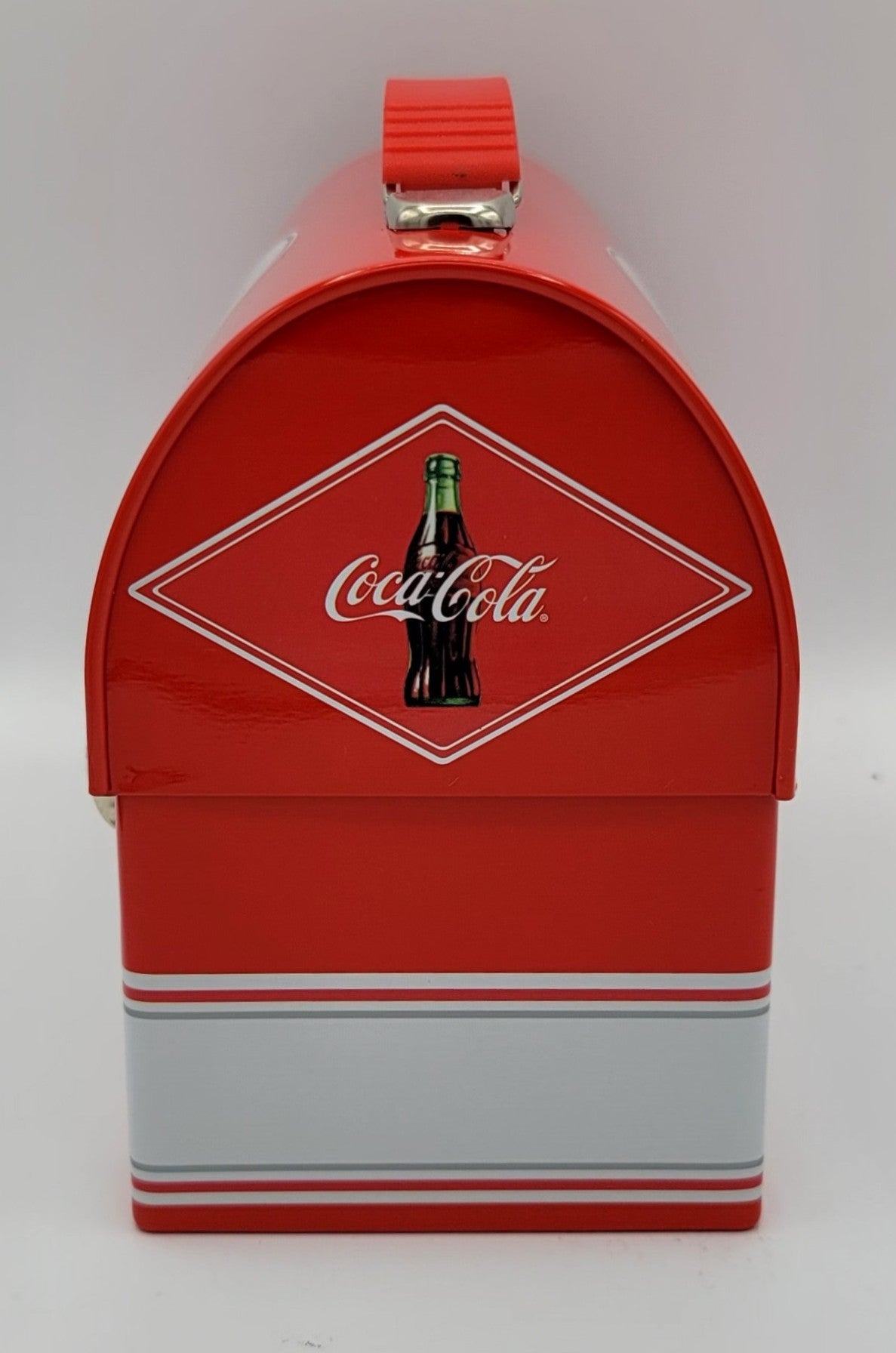Coca-Cola Four Glass Bottles Dome Metal Lunch Box