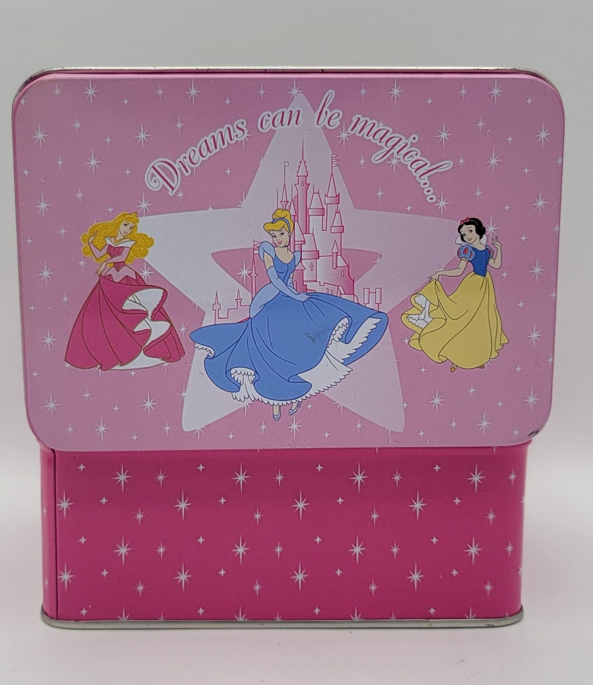 Disney Princess Magical Dreams Pink Metal Lunch Box