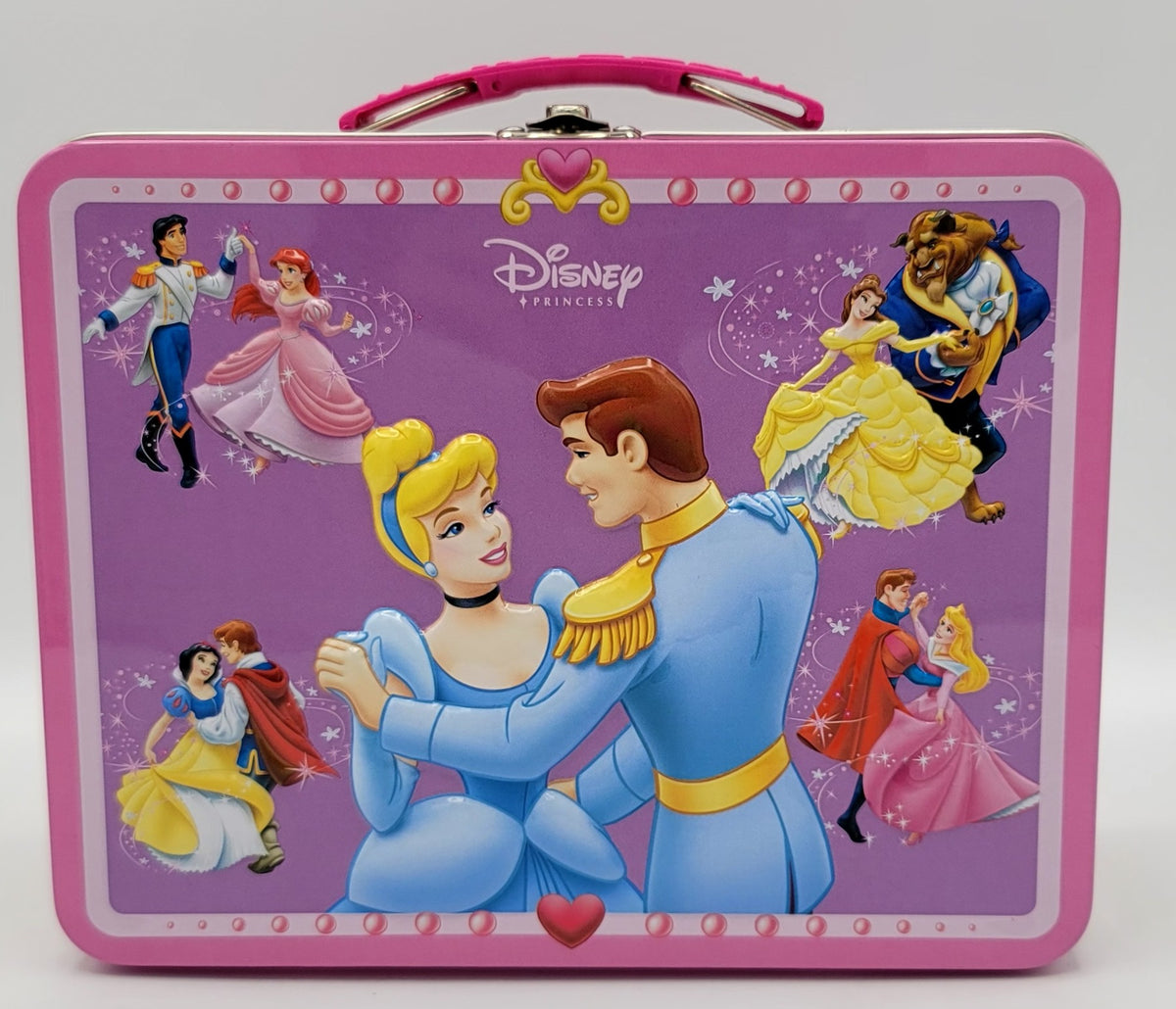 Disney Princess Royal Dance Square Metal Lunch Box