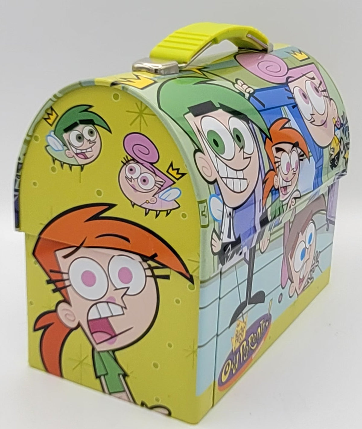 Fairly Odd Parents Green Bug Transformation Dome Metal Lunch Box