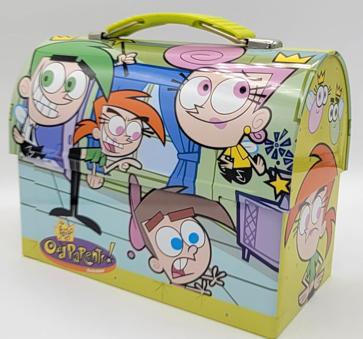 Fairly Odd Parents Green Bug Transformation Dome Metal Lunch Box