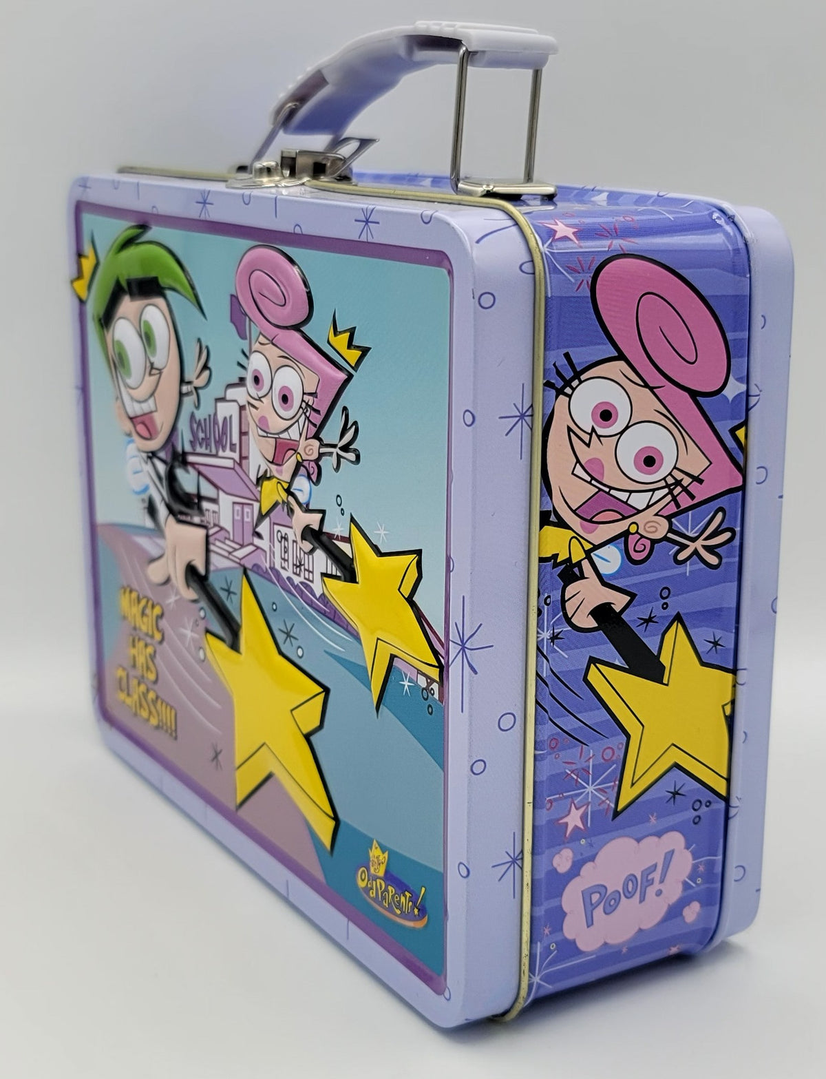 Fairly Odd Parents Magic Has Class Square Metal Lunch Box