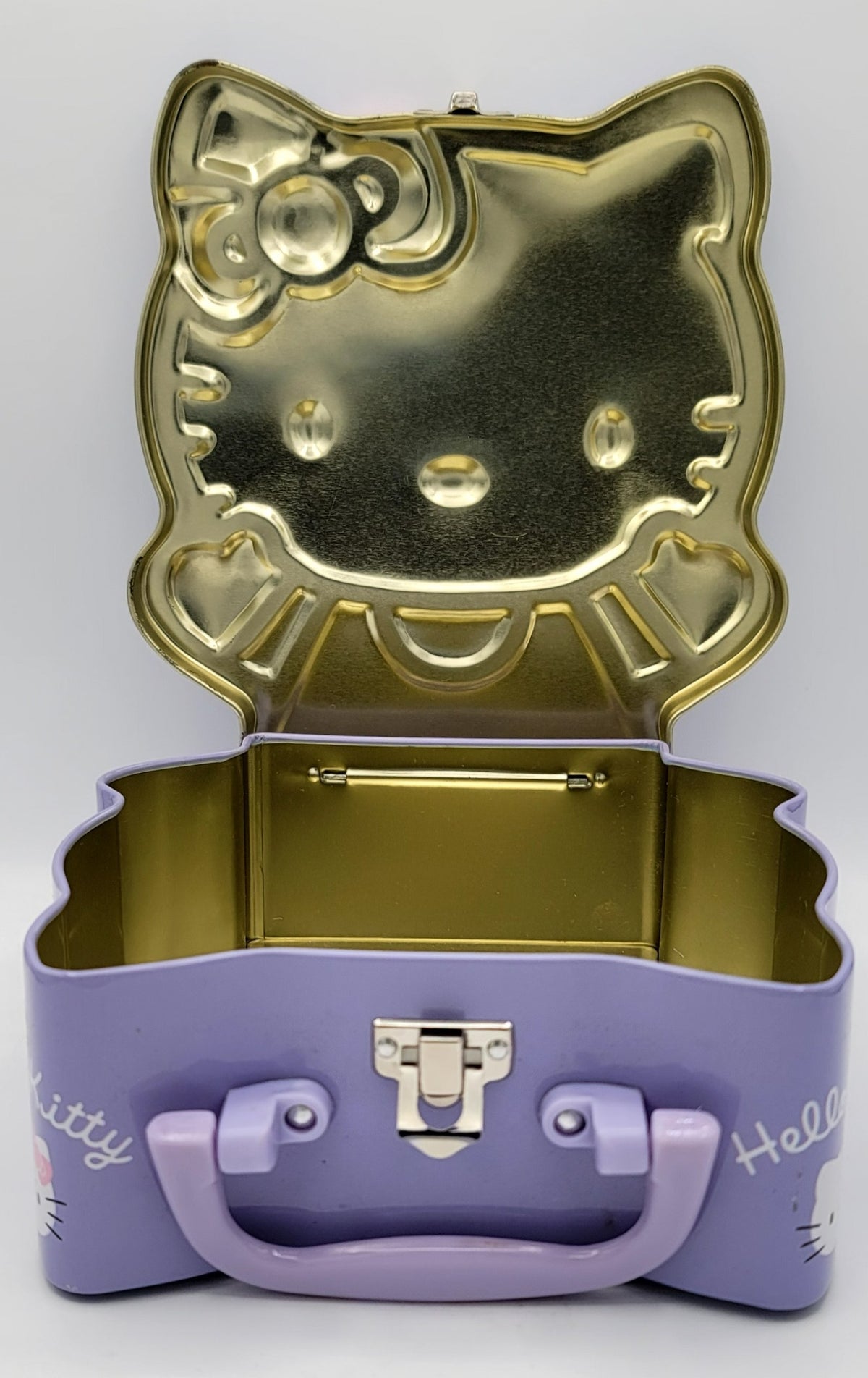 Hello Kitty Head-Shaped Metal Keepsake & Toy Storage Case