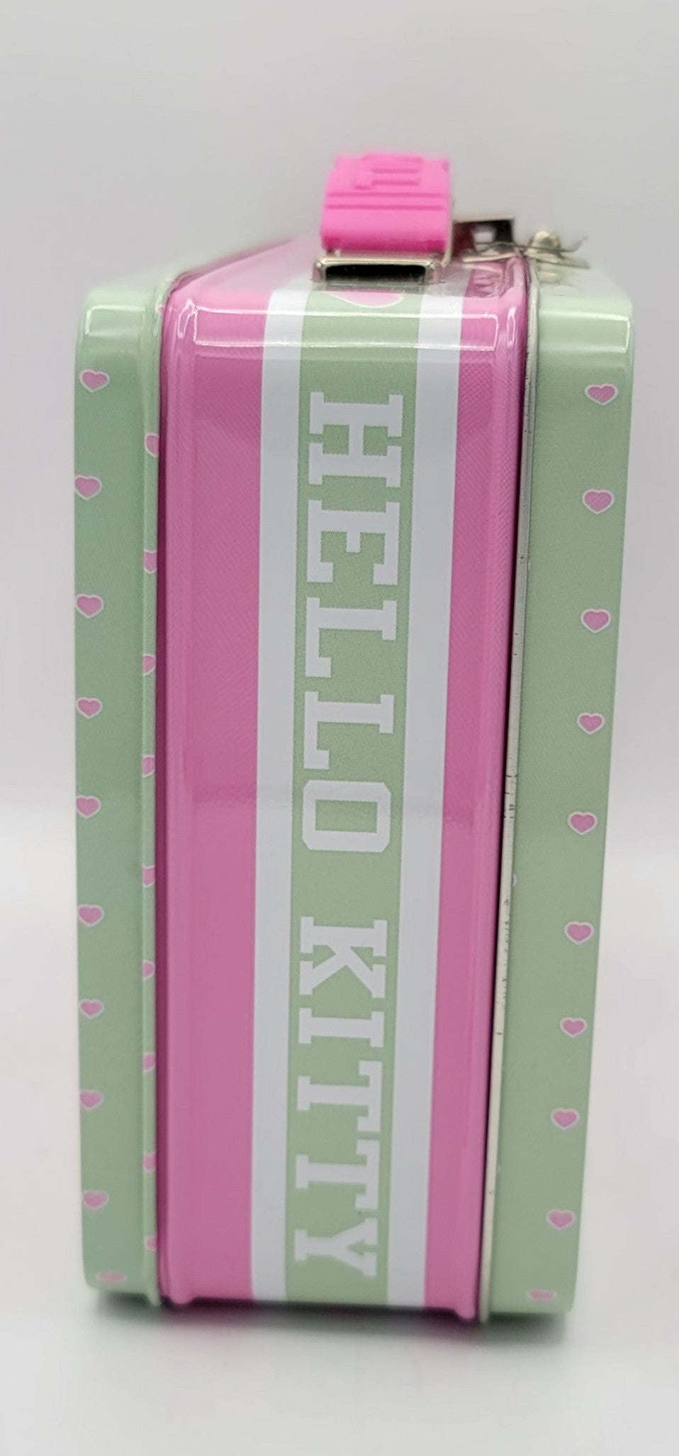 Hello Kitty Varsity Embossed Square Metal Lunch Box