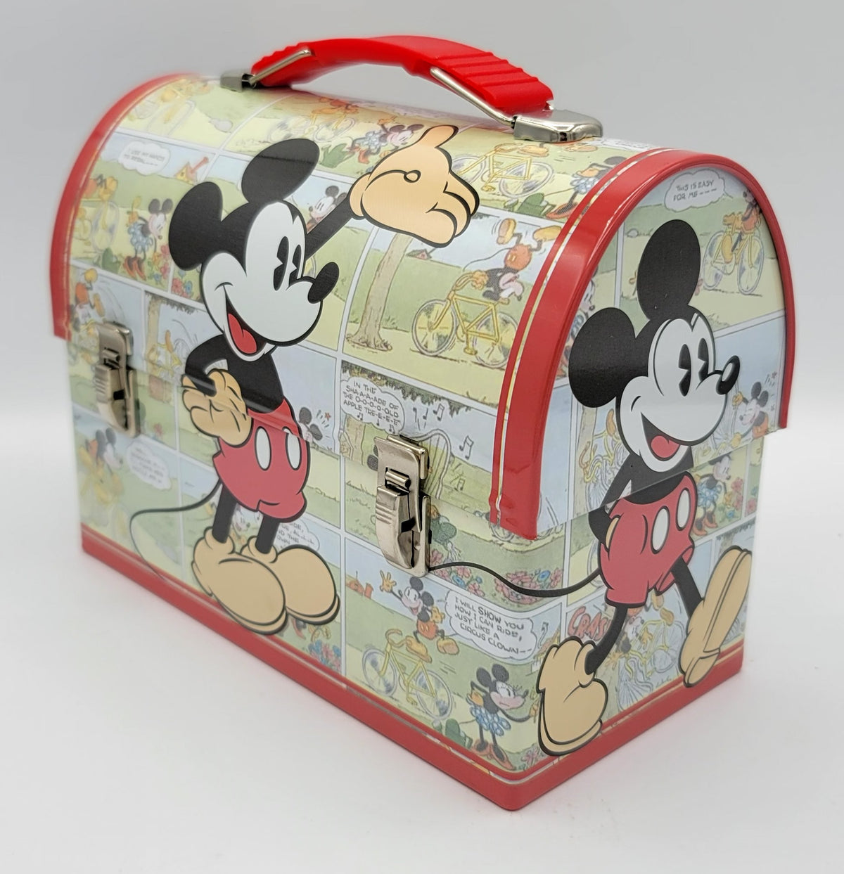 Mickey Mouse Vintage Comic Dome Metal Lunch Box