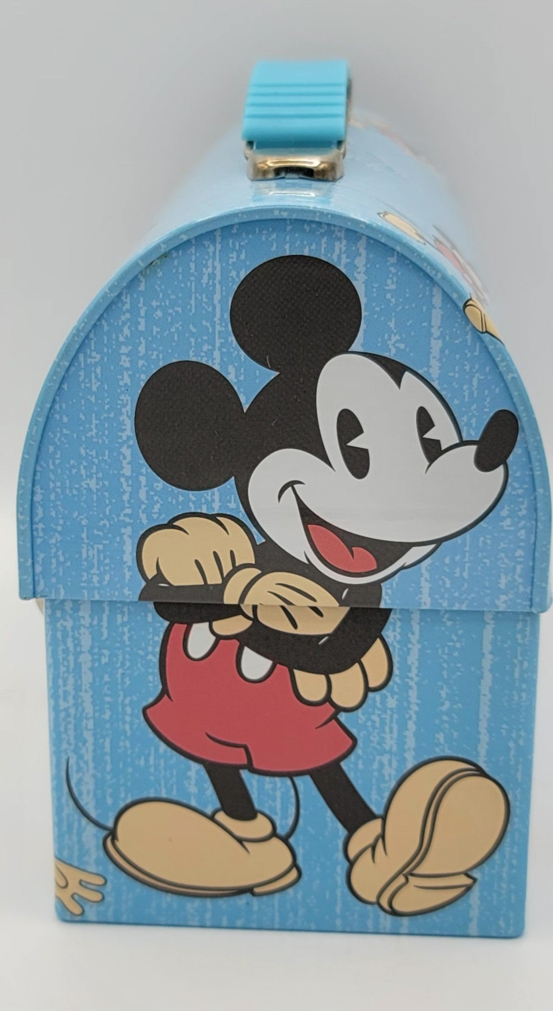 Mickey Mouse Classic Stripes Dome Metal Lunch Box