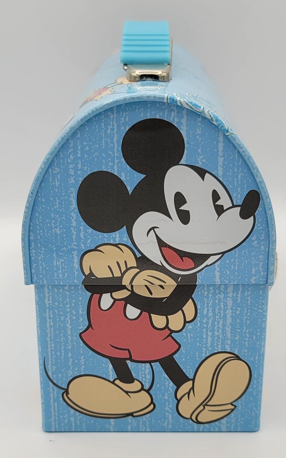 Mickey Mouse Classic Stripes Dome Metal Lunch Box