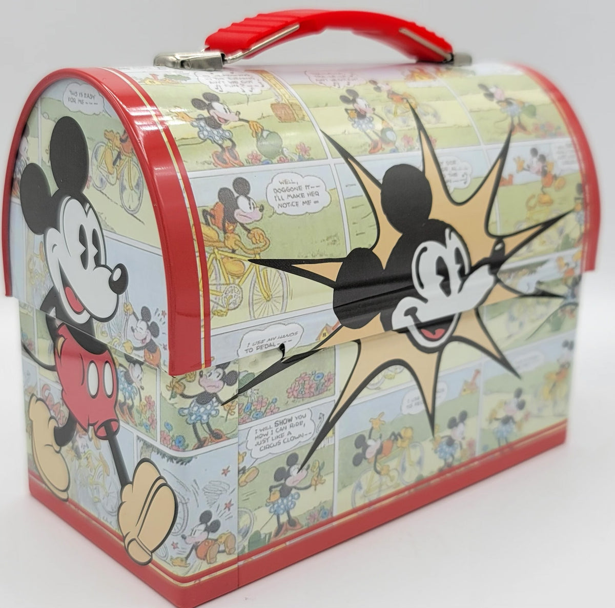 Mickey Mouse Vintage Comic Dome Metal Lunch Box