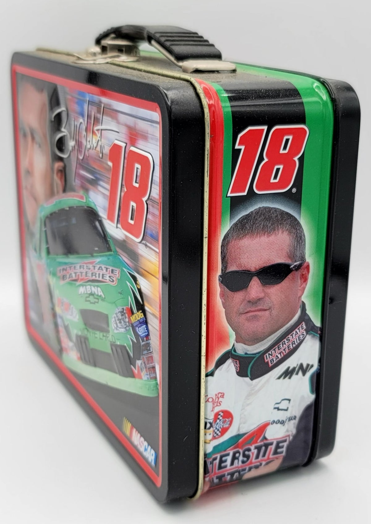 Bobby Labonte #18 Interstate Batteries Metal Lunch Box
