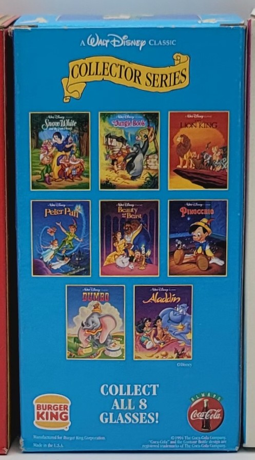 Peter Pan Walt Disney Classic Burger King Plastic Collector Cup 1994, additional view