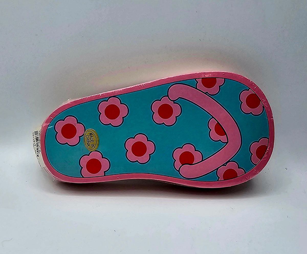 Flip-Flop Shaped Playing Cards, Factory Sealed Novelty Die-Cut Joker Deck, front view