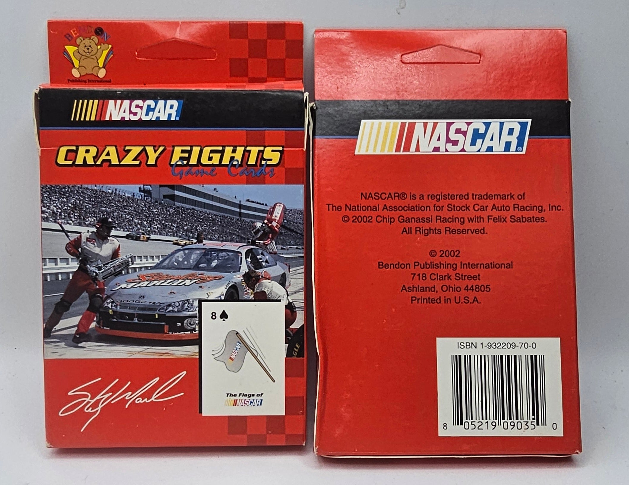 NASCAR Crazy 8s Sterling Marlin playing cards, stock car racing collectible deck