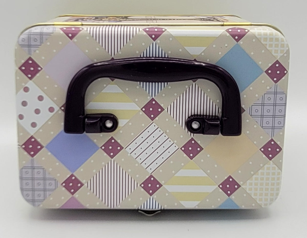 Singer Quilting Cat Square Metal Keepsake Box