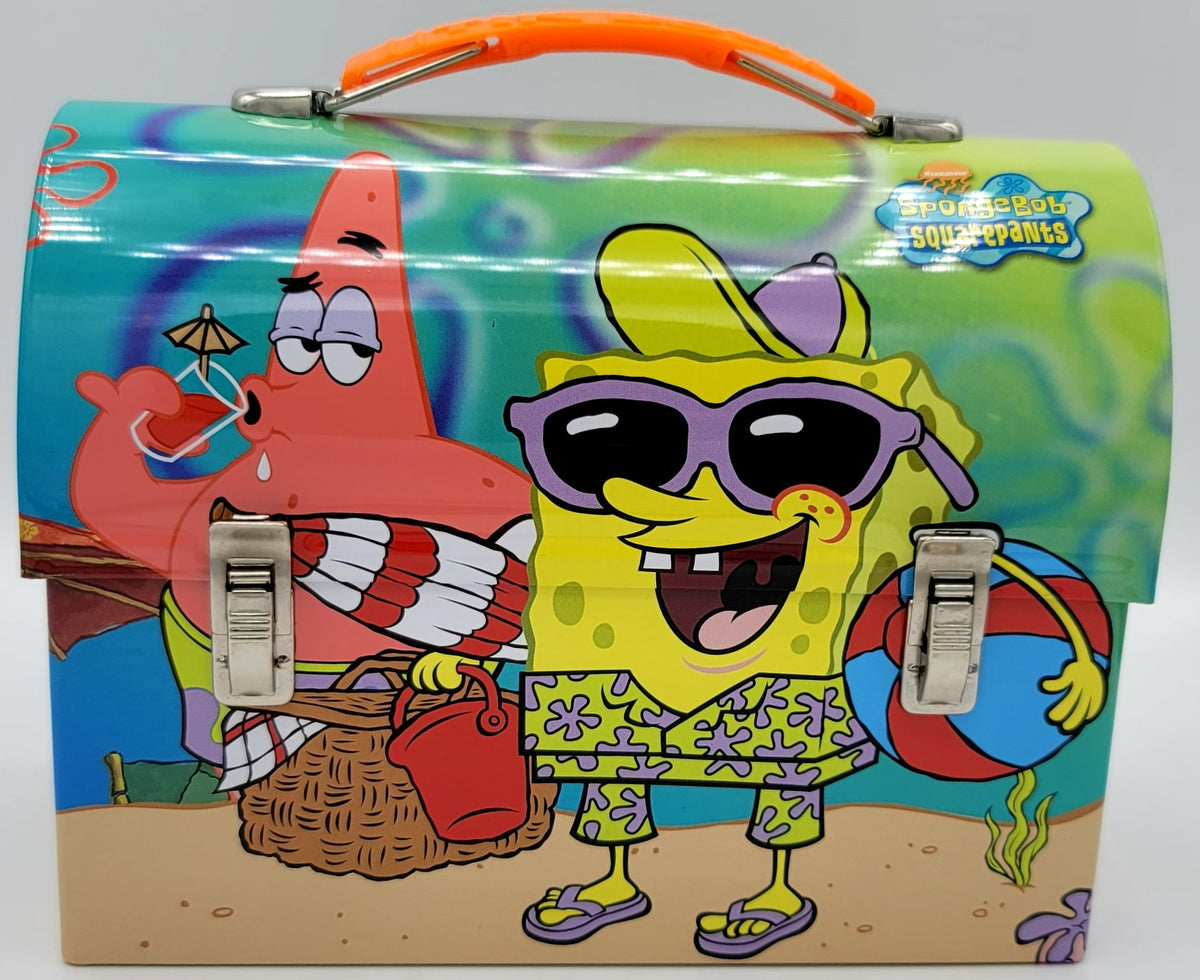SpongeBob Beach Day Dome Metal Lunch Box