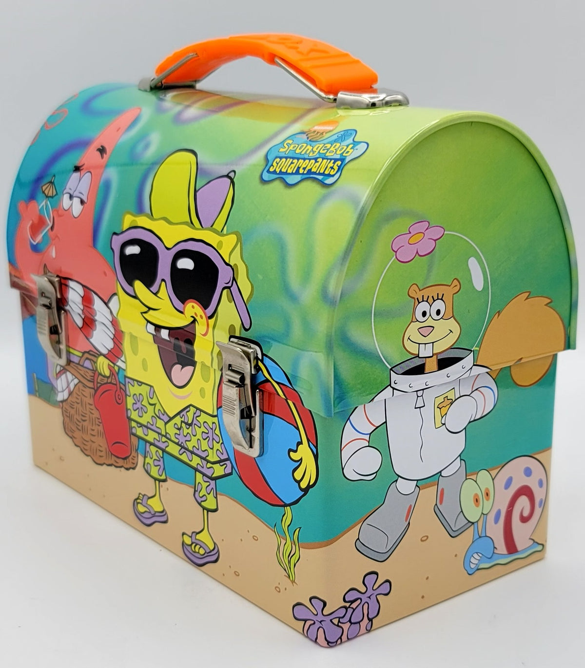 SpongeBob Beach Day Dome Metal Lunch Box