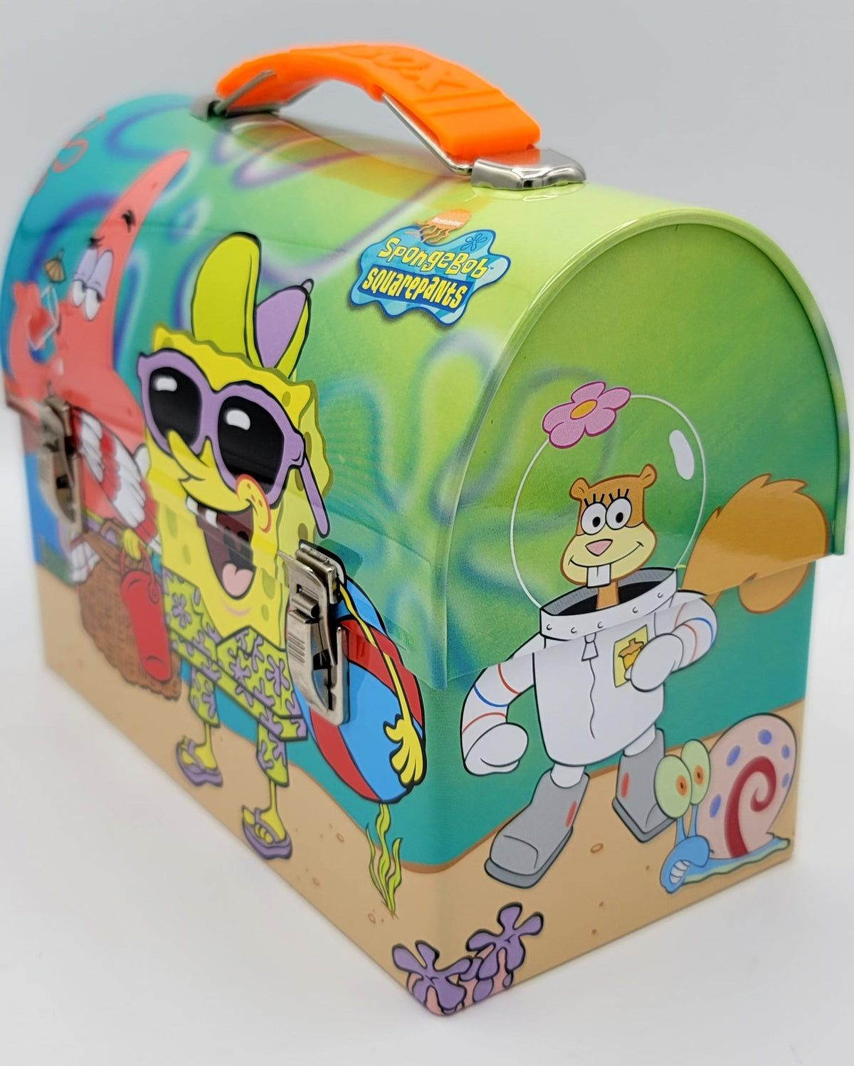 SpongeBob Beach Day Dome Metal Lunch Box