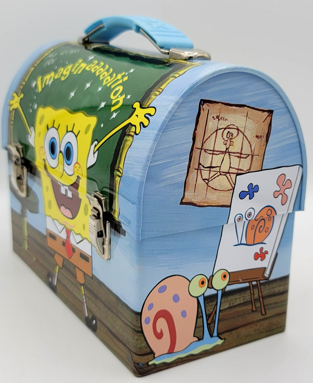 SpongeBob Imagination Art Class Dome Metal Lunch Box