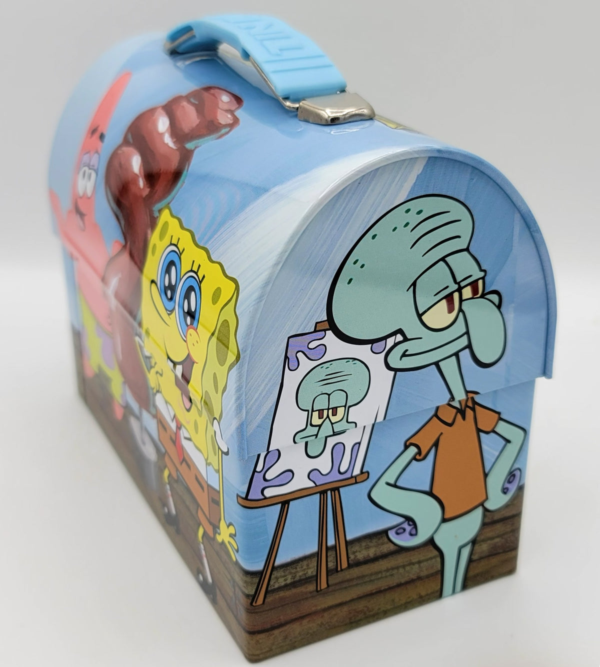 SpongeBob Imagination Art Class Dome Metal Lunch Box