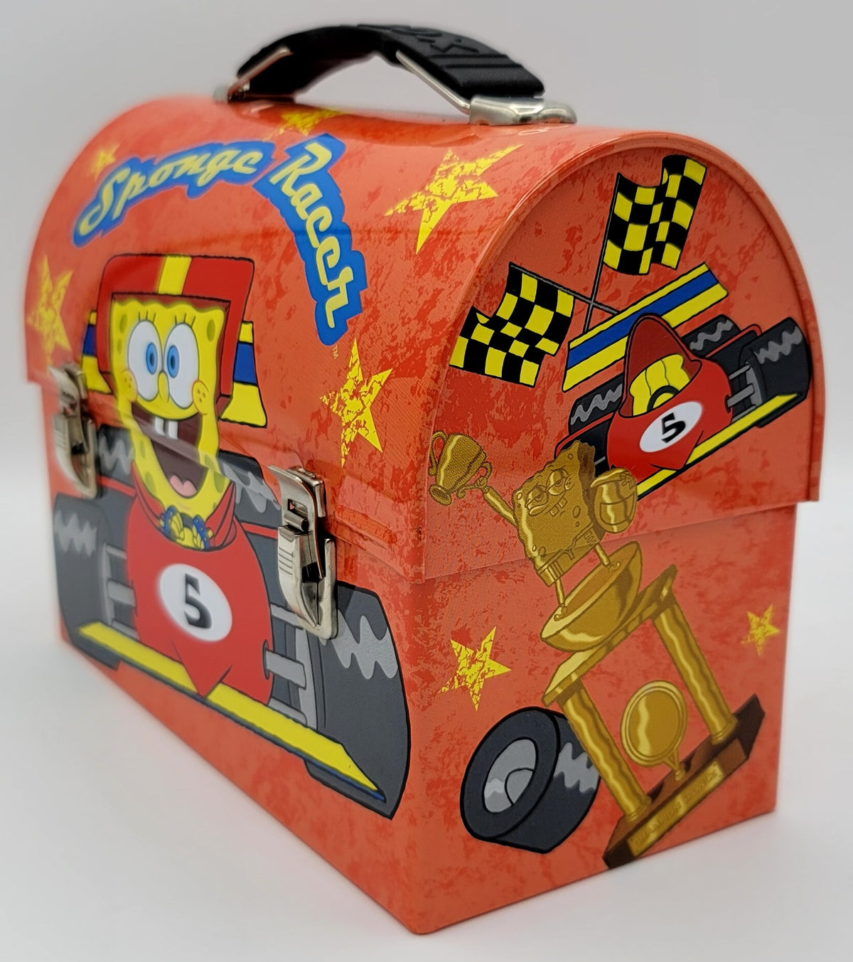 SpongeBob Speed Racer #5 Dome Metal Lunch Box
