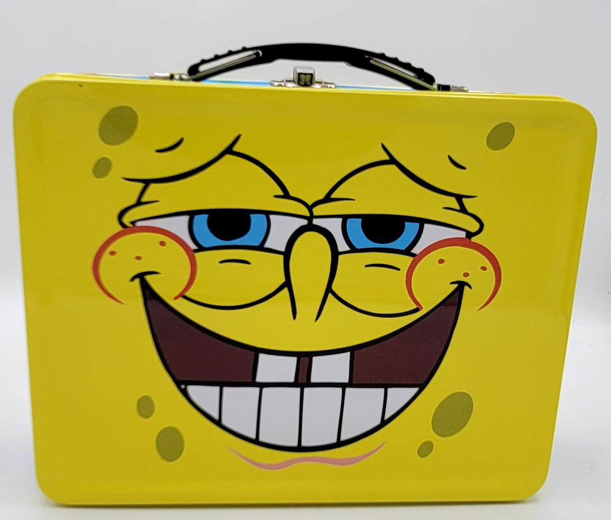 SpongeBob Nerdy Face Embossed Square Metal Lunch Box