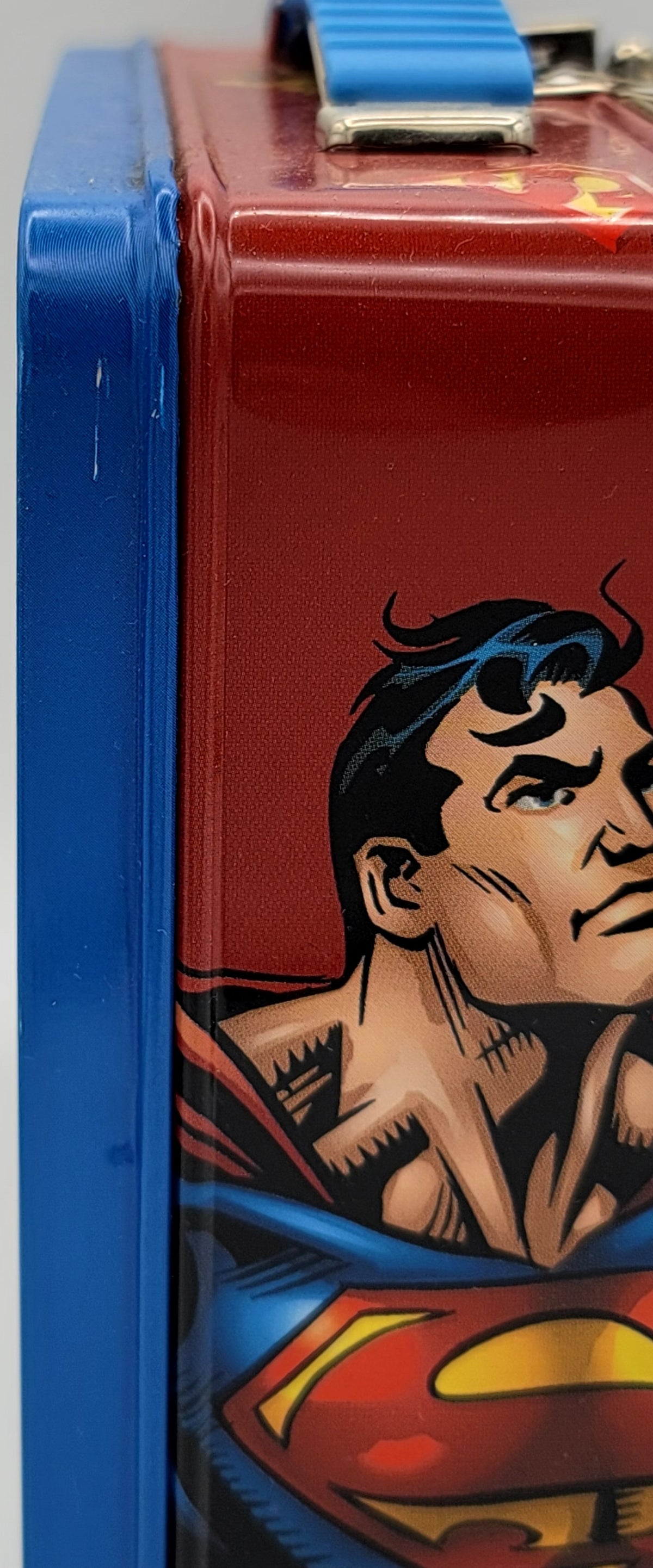 Superman Breaking Chains Square Metal Lunch Box, Imperfect