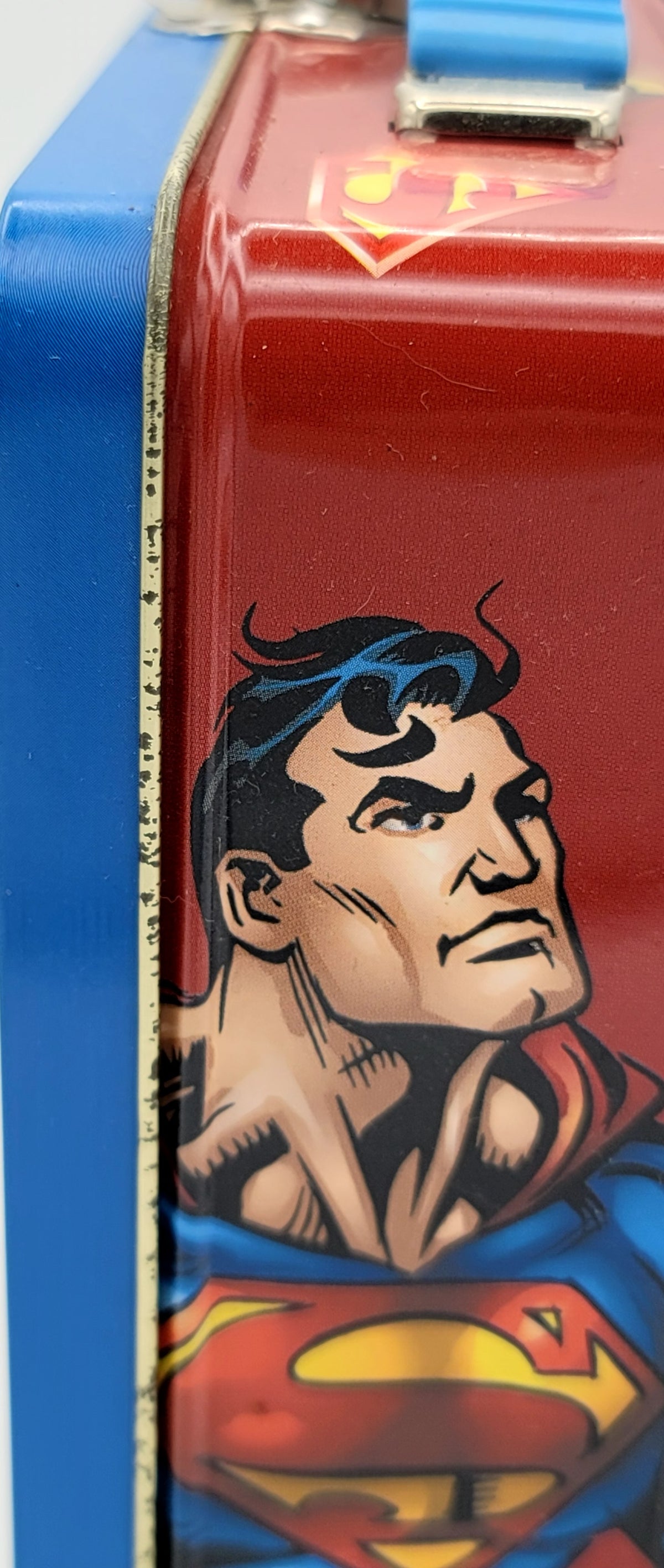 Superman Breaking Chains Square Metal Lunch Box, Imperfect